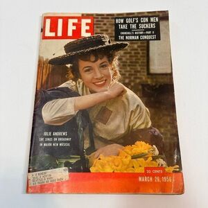 Vintage Life Magazine Julie Andrews March 26, 1956